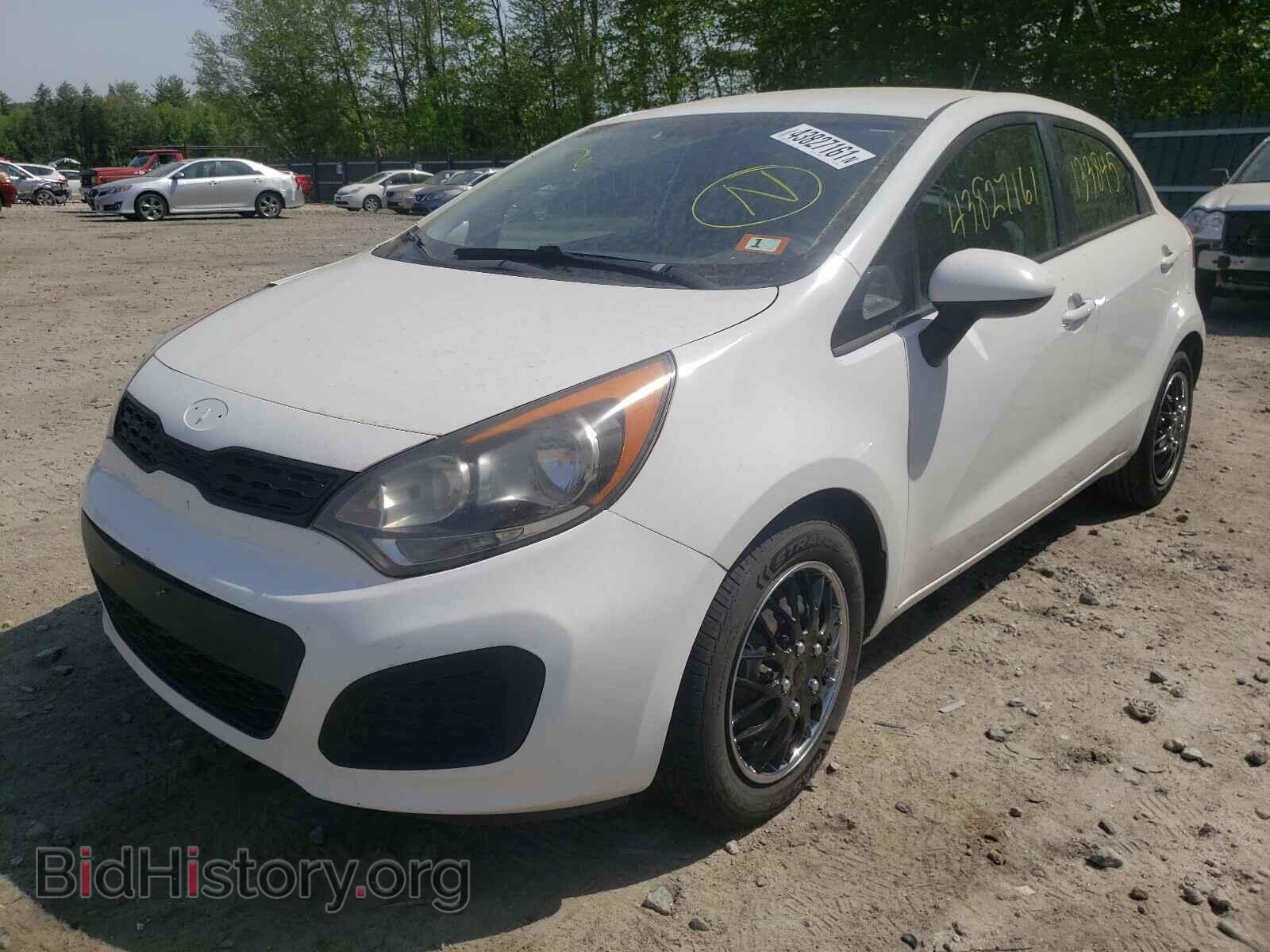 2012 KIA RIO - VIN: KNADM5A38C6029238 - Фото 2