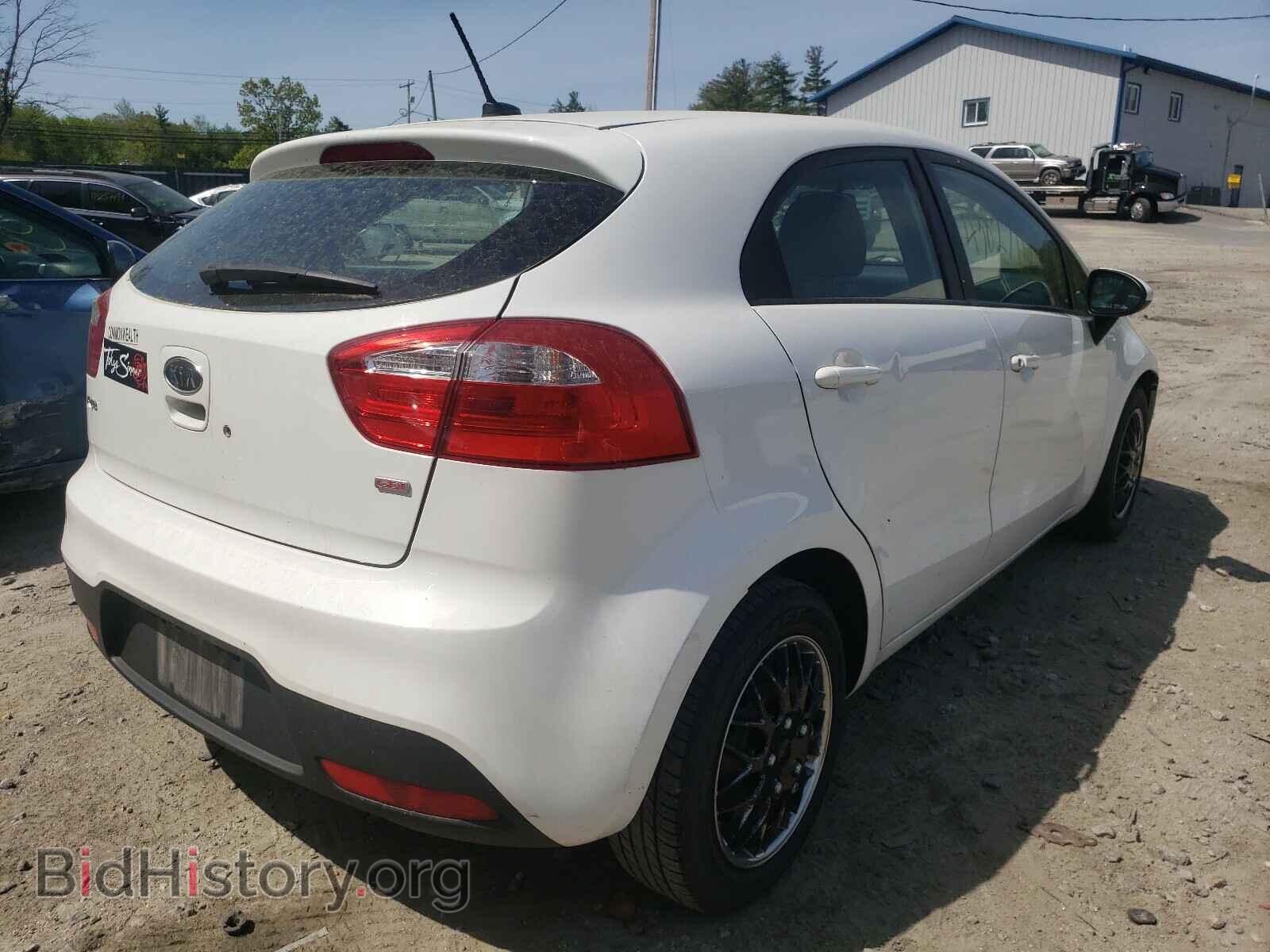 2012 KIA RIO - VIN: KNADM5A38C6029238 - Фото 4