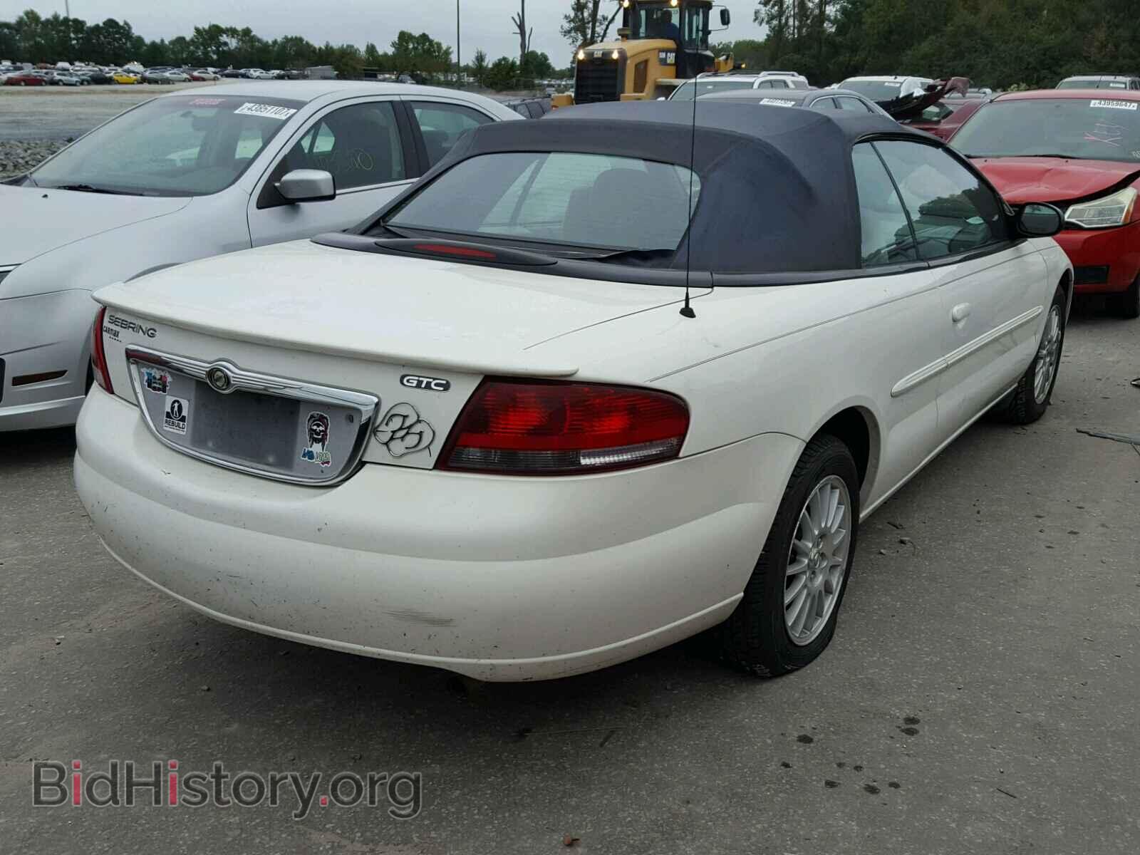 2005 CHRYSLER SEBRING - VIN: 1C3EL75R65N613932 - Фото 4
