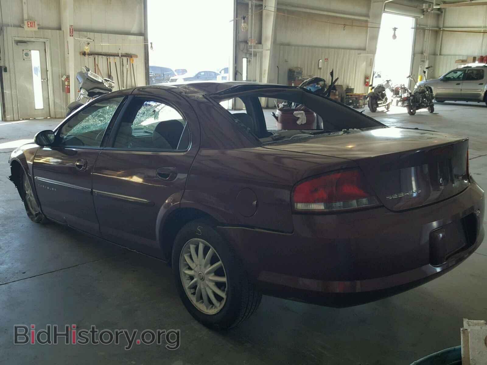 2001 CHRYSLER SEBRING - VIN: 1C3EL56U81N550169 - Фото 3