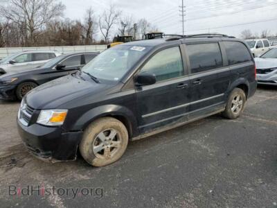 2010 Dodge CARAVAN Grand Cara, черный — VIN 2D4RN5D14AR272988, Copart