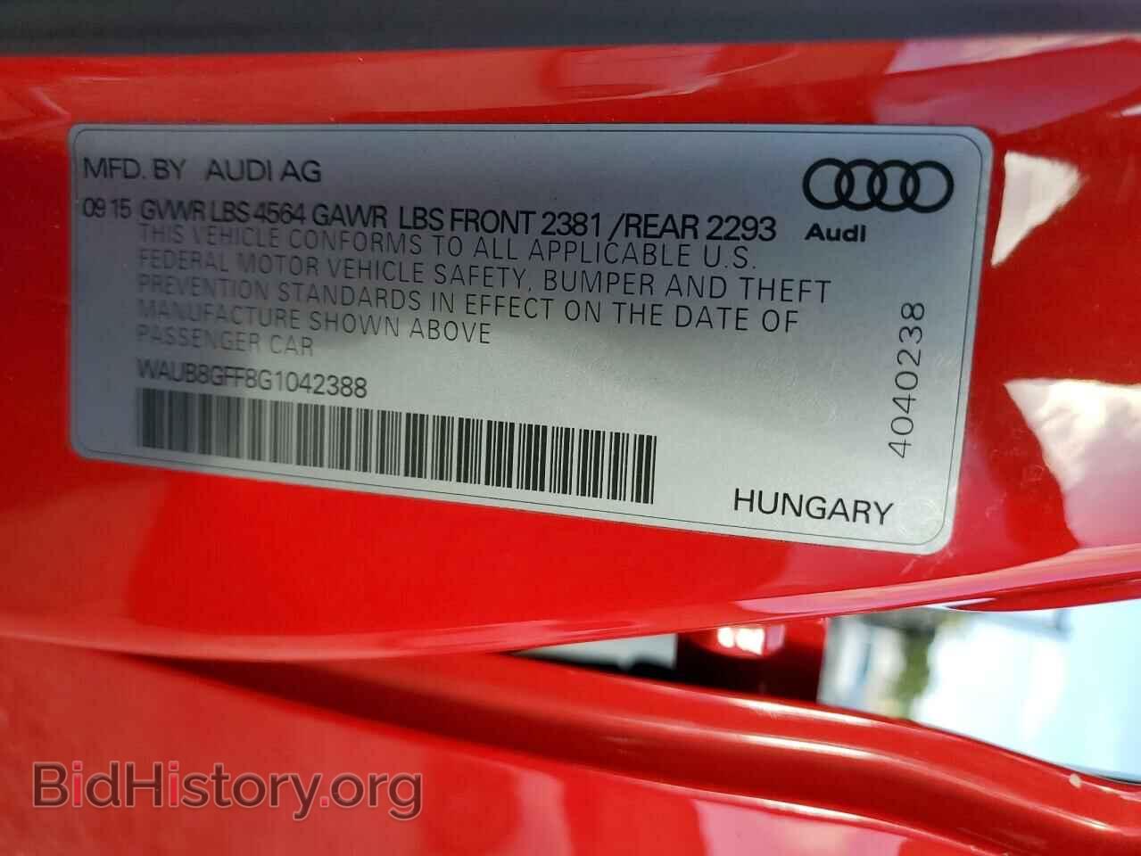 2016 AUDI A3 - VIN: WAUB8GFF8G1042388 - Photo 12