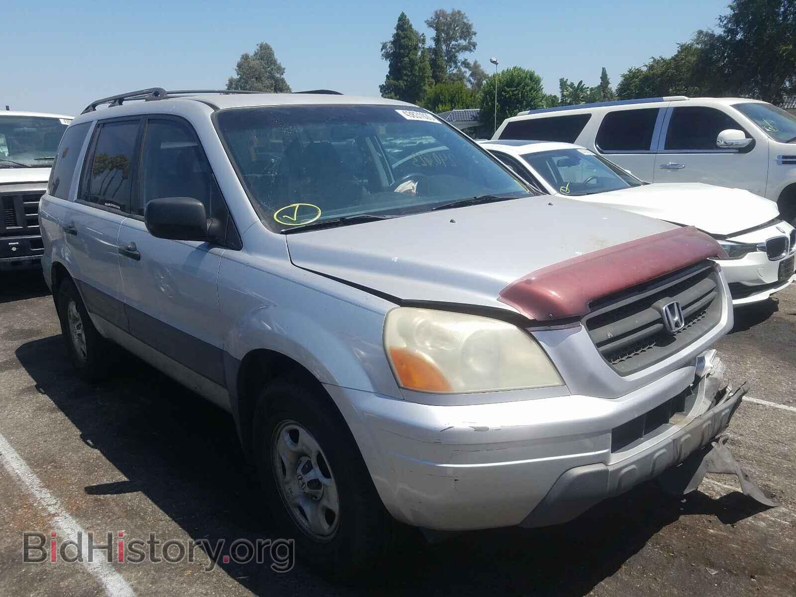 Photo 2HKYF18145H514254 - HONDA PILOT 2005