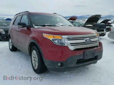 2013 Ford EXPLORER Explorer X, red — VIN 1FM5K8D87DGB43759, Copart