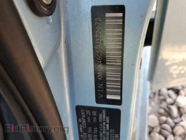 2009 HYUNDAI ACCENT - VIN: KMHCN46C59U322173 - Фото 12