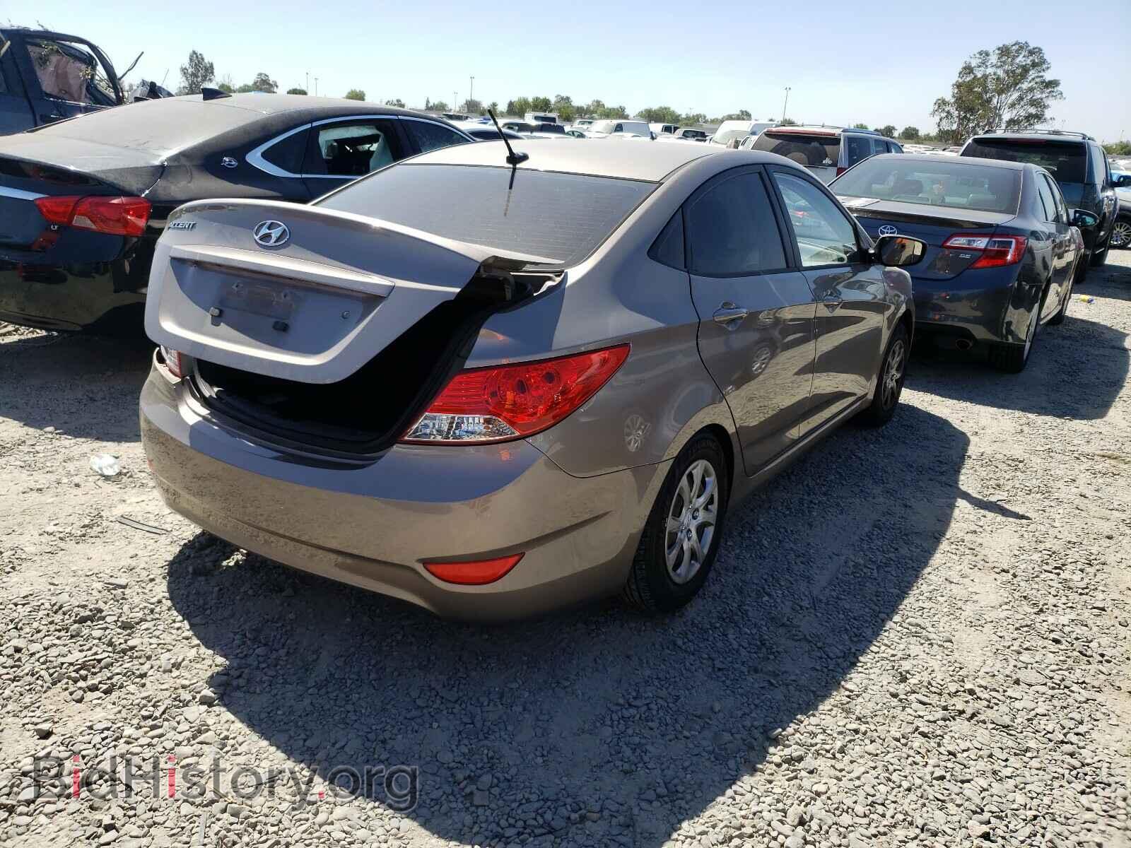 2014 HYUNDAI ACCENT - VIN: KMHCT4AE2EU746886 - Фото 4