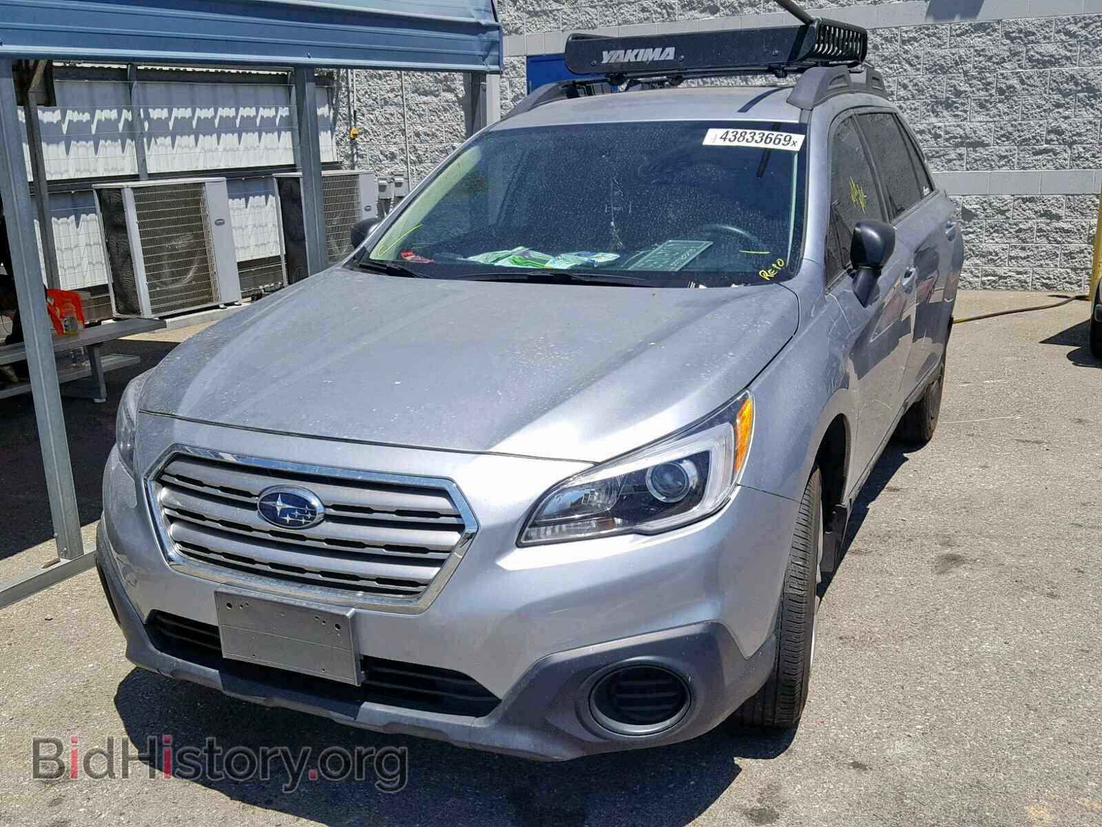 2016 SUBARU OUTBACK 2. - VIN: 4S4BSAAC1G3358875 - Фото 2