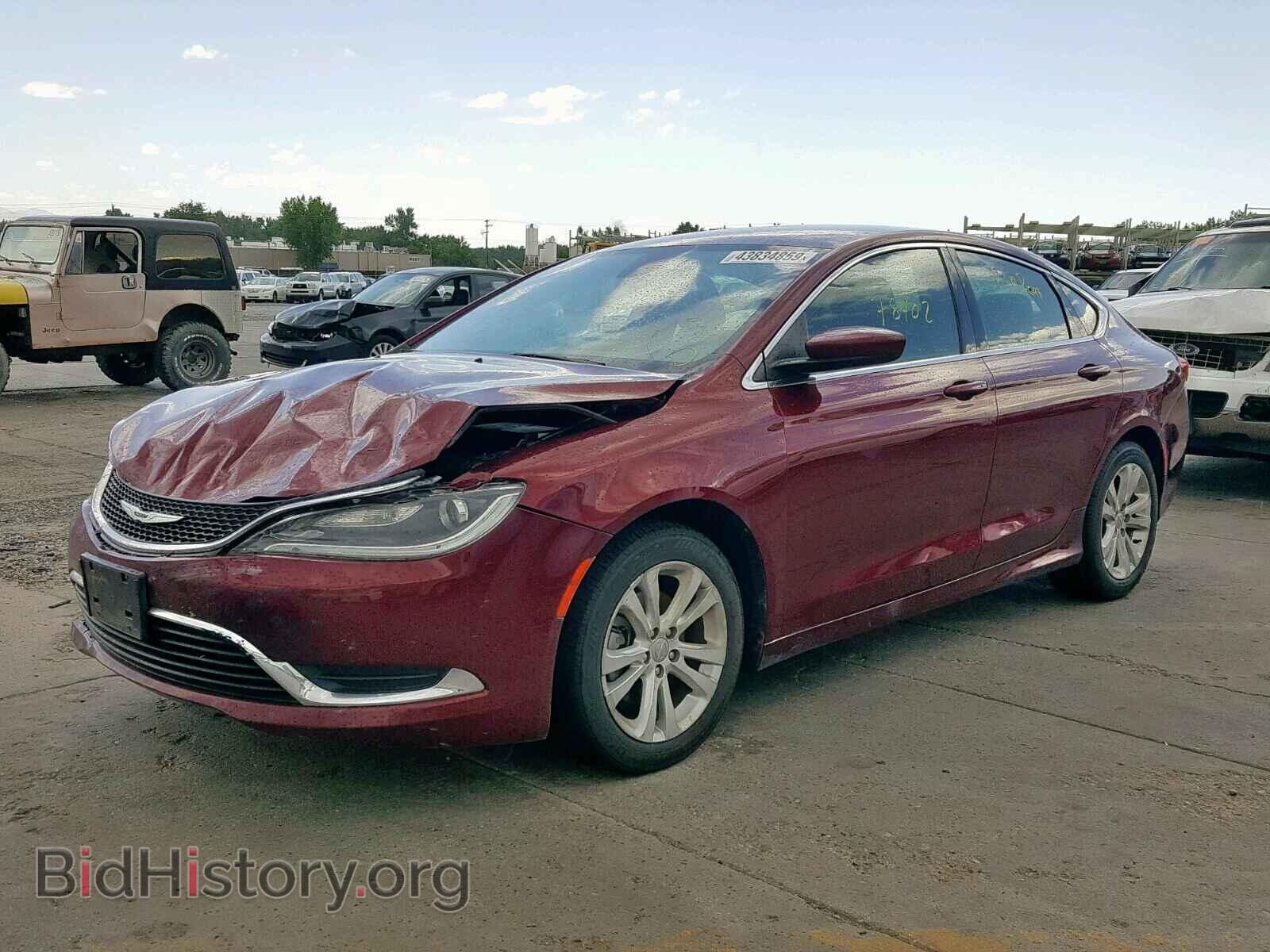 2015 CHRYSLER 200 - VIN: 1C3CCCAB1FN669450 - Фото 2
