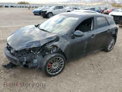 2012 Mazda 3 I, черный — VIN JM1BL1L83C1676514, Copart