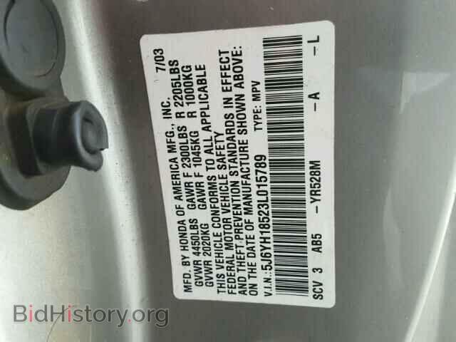 2003 HONDA ELEMENT - VIN: 5J6YH18523L015789 - Фото 10
