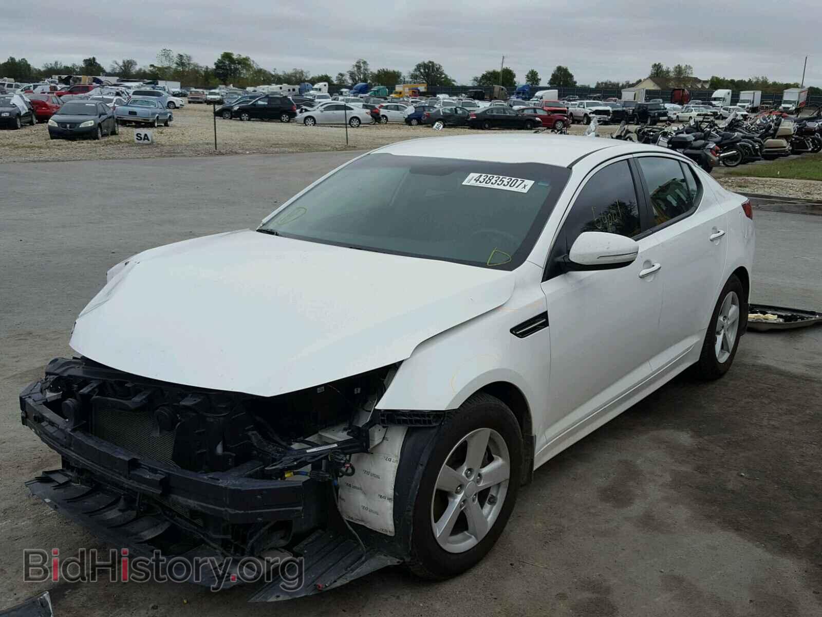 2015 KIA OPTIMA - VIN: KNAGM4A72F5544711 - Фото 2