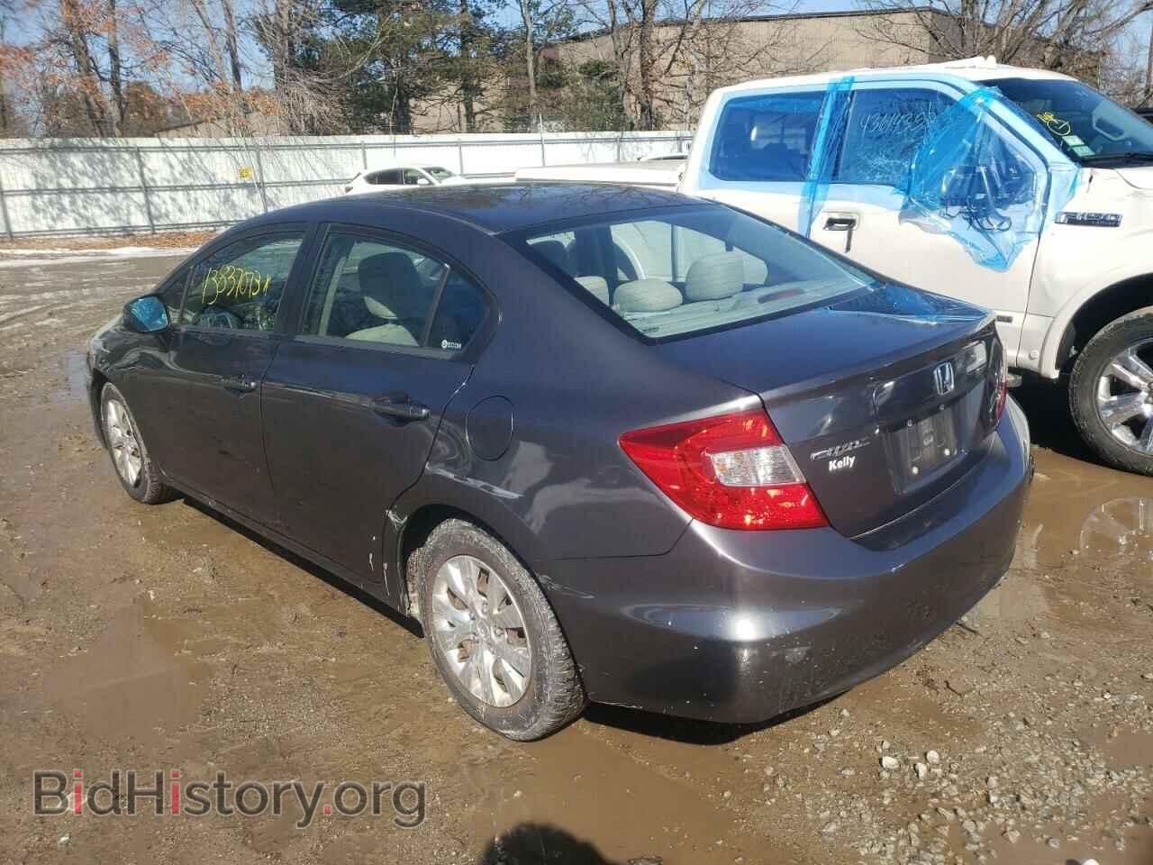 2012 HONDA CIVIC - VIN: 2HGFB2F50CH557981 - Фото 2