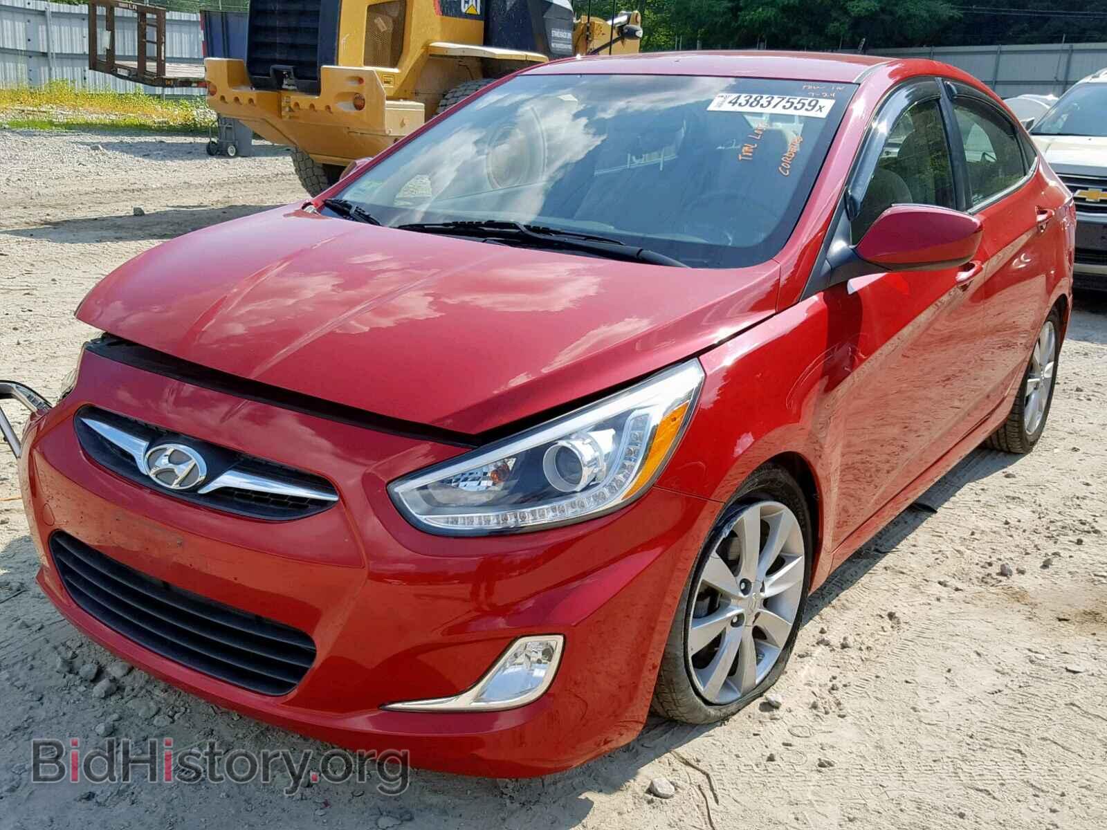 2014 HYUNDAI ACCENT - VIN: KMHCU4AE2EU614563 - Фото 2
