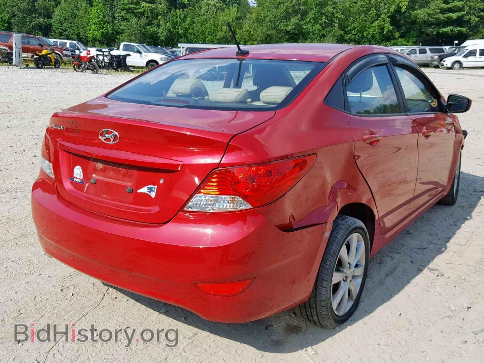 2014 HYUNDAI ACCENT - VIN: KMHCU4AE2EU614563 - Фото 4