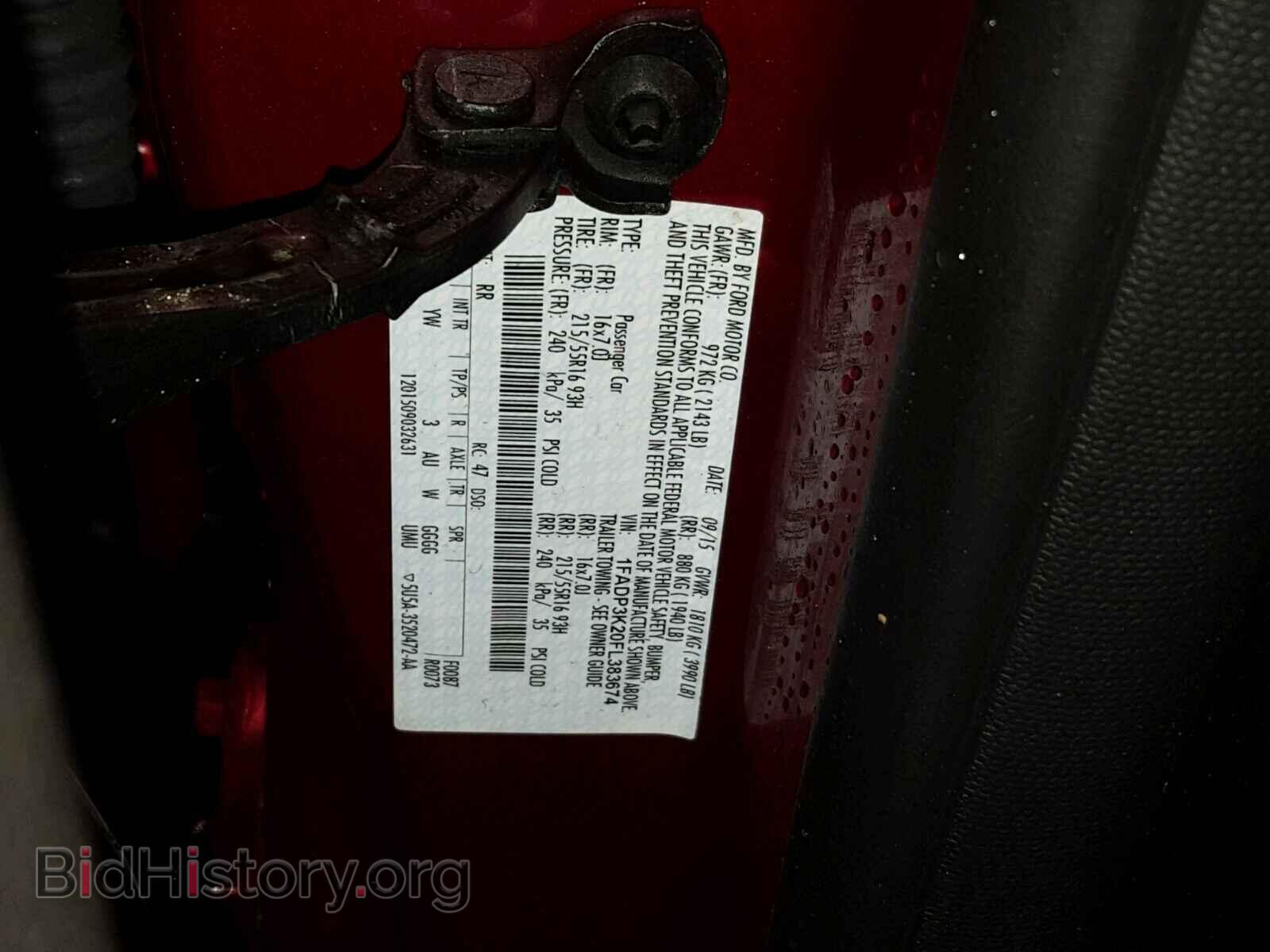 2015 FORD FOCUS - VIN: 1FADP3K20FL383674 - Фото 10