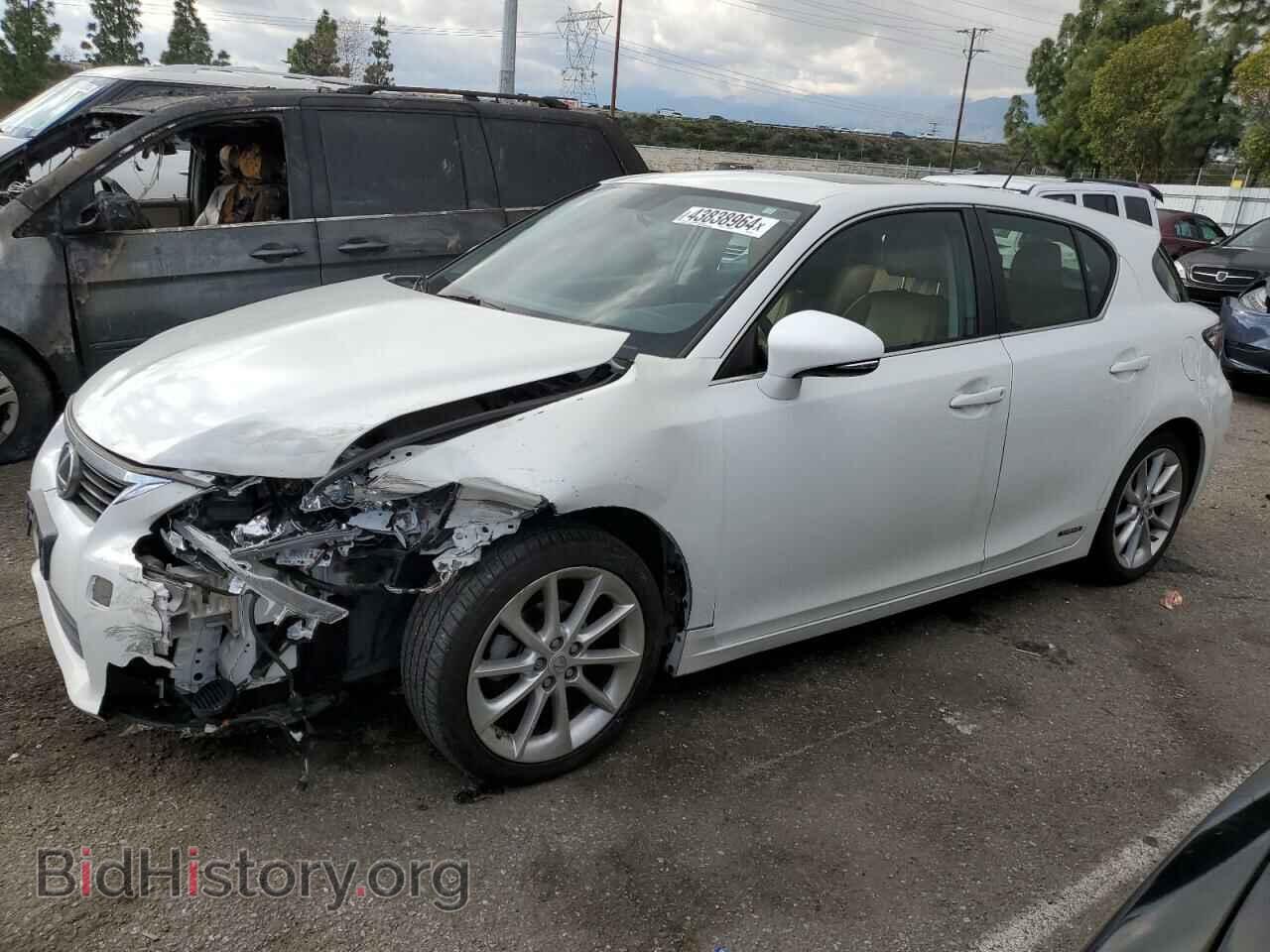 Photo JTHKD5BH2C2122590 - LEXUS CT 200 2012