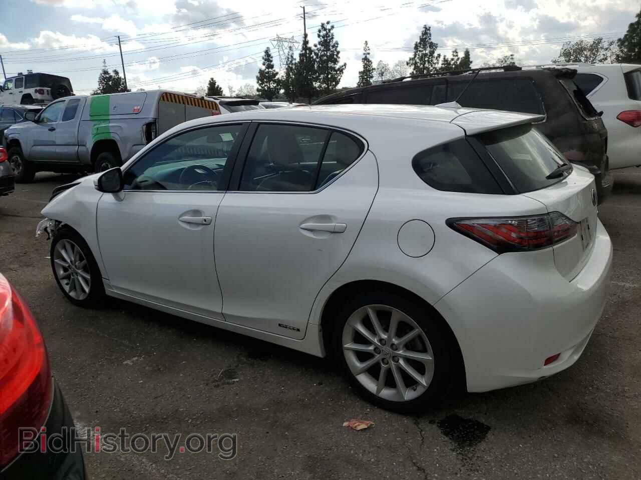 2012 LEXUS CT 200 - VIN: JTHKD5BH2C2122590 - Фото 2