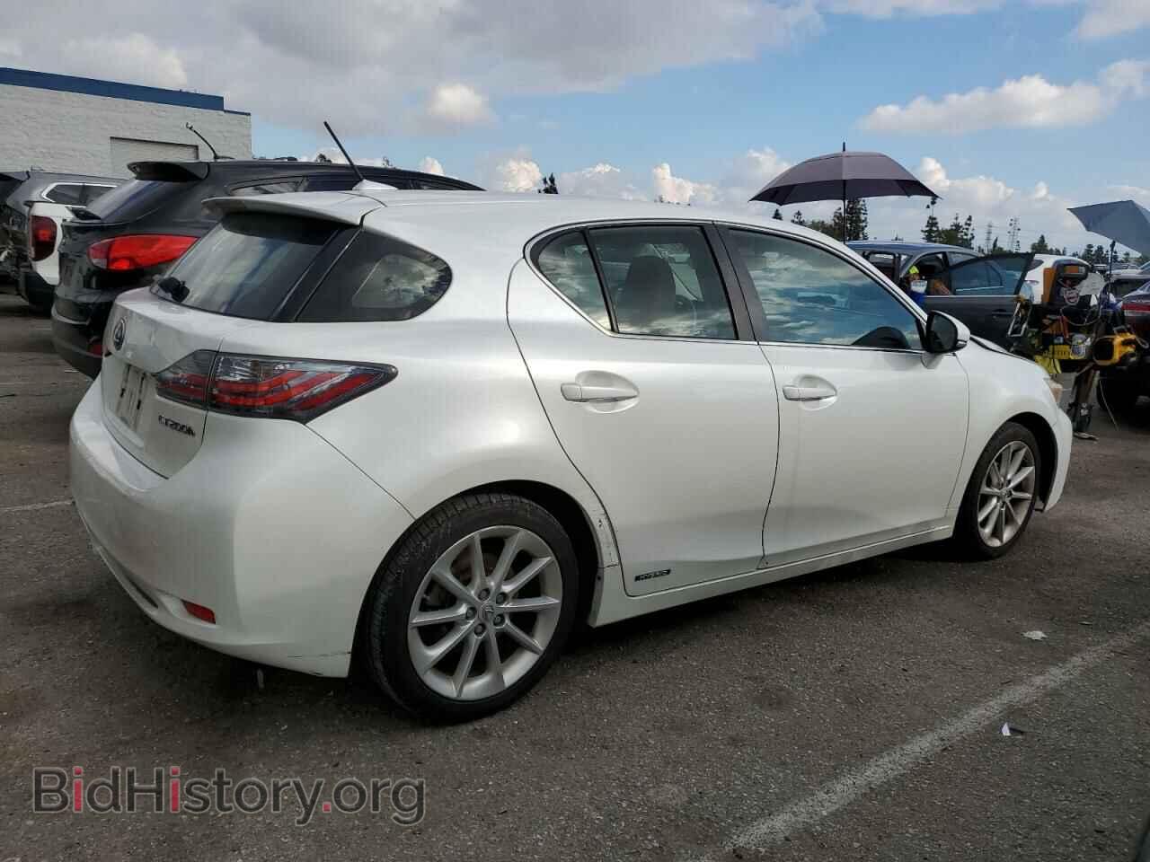 2012 LEXUS CT 200 - VIN: JTHKD5BH2C2122590 - Фото 3