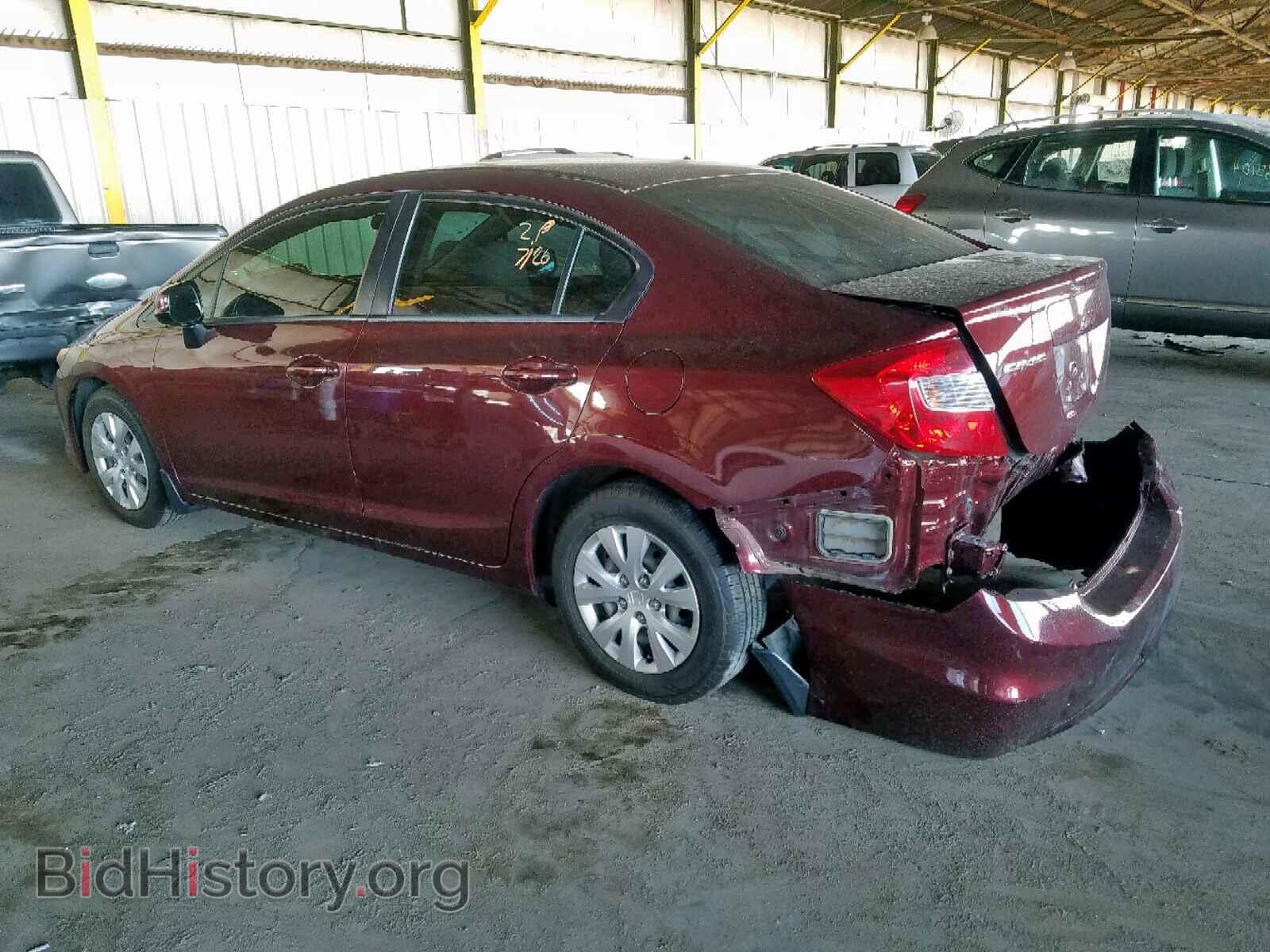 2012 HONDA CIVIC LX - VIN: 19XFB2F55CE333258 - Фото 3