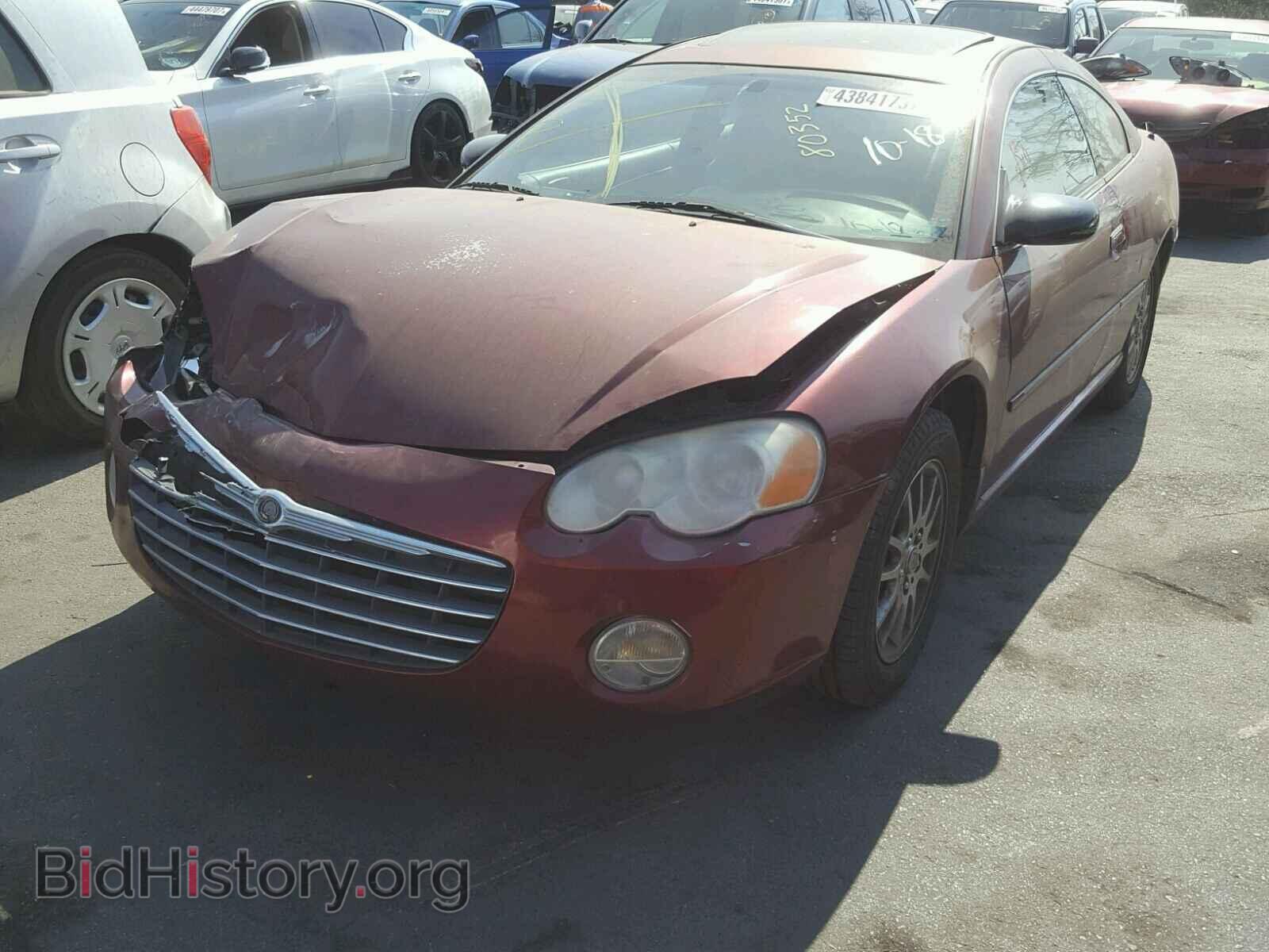 2004 CHRYSLER SEBRING - VIN: 4C3AG42G74E102733 - Фото 2