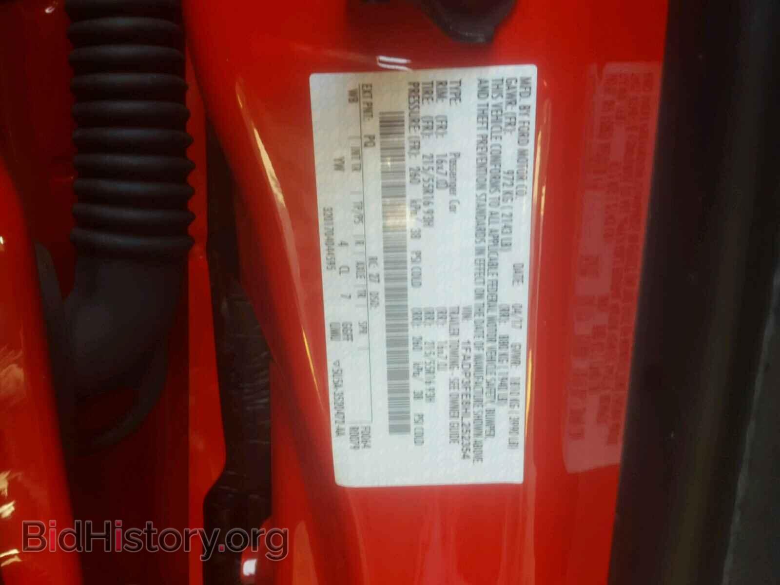 2017 FORD FOCUS - VIN: 1FADP3FE8HL252354 - Фото 10