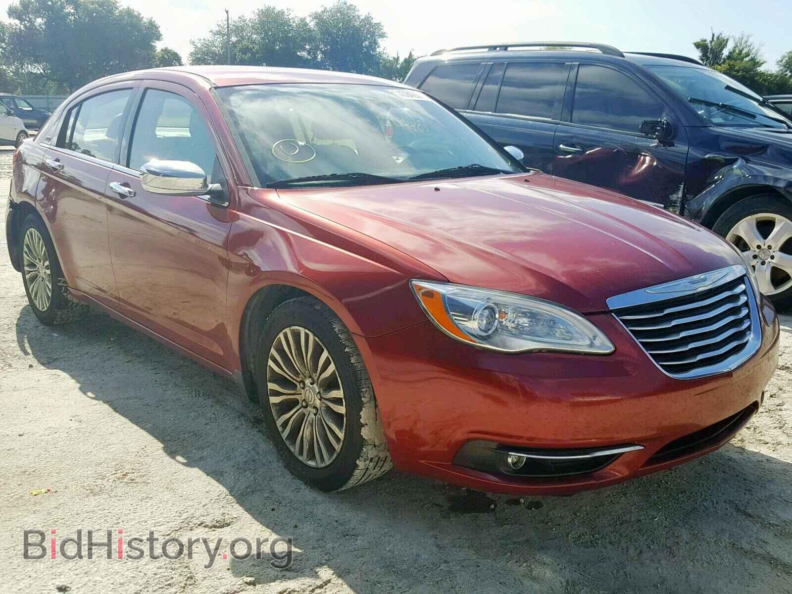 Фотография 1C3CCBCB6CN299518 - CHRYSLER 200 2012