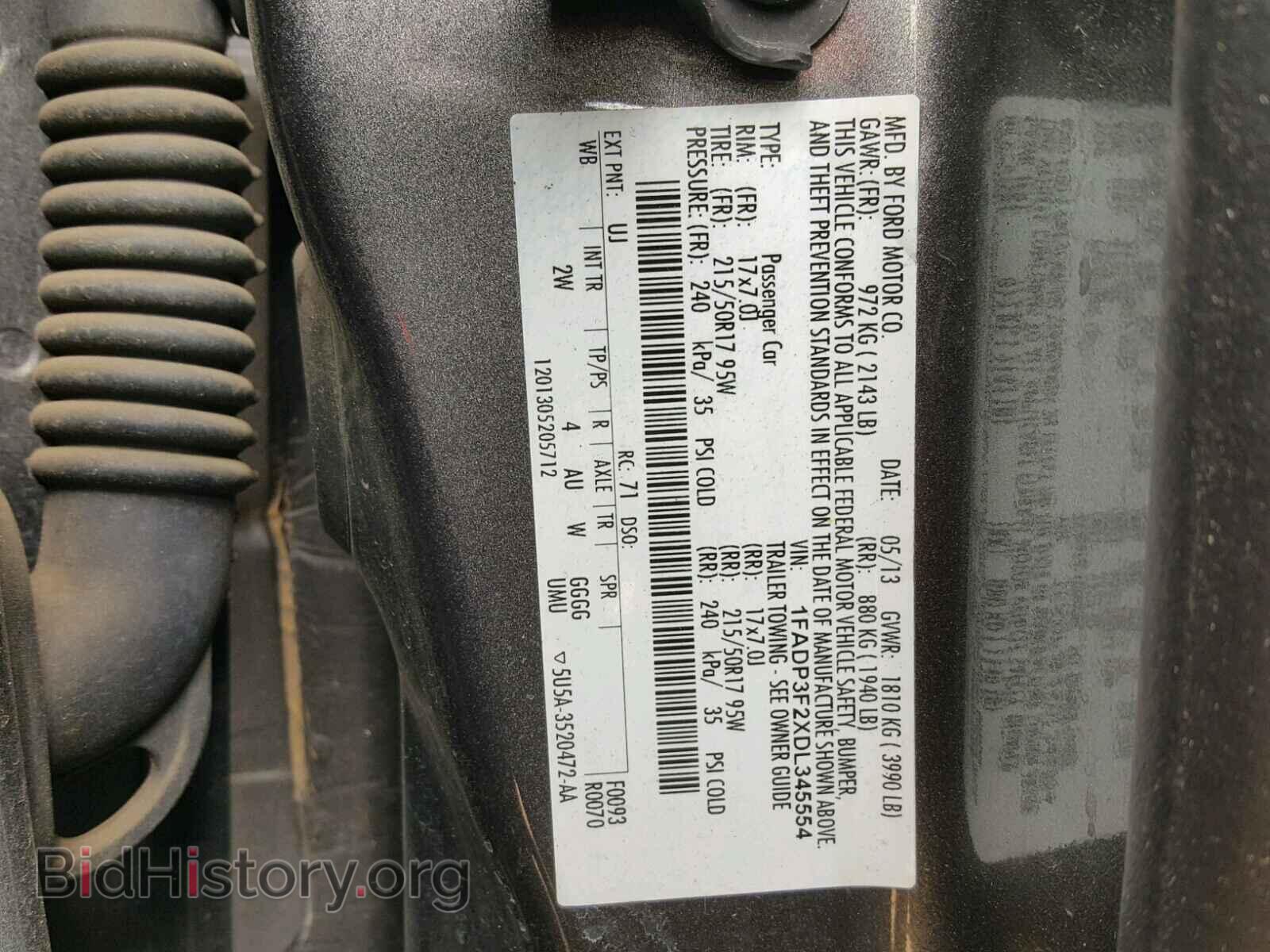 2013 FORD FOCUS - VIN: 1FADP3F2XDL345554 - Photo 10