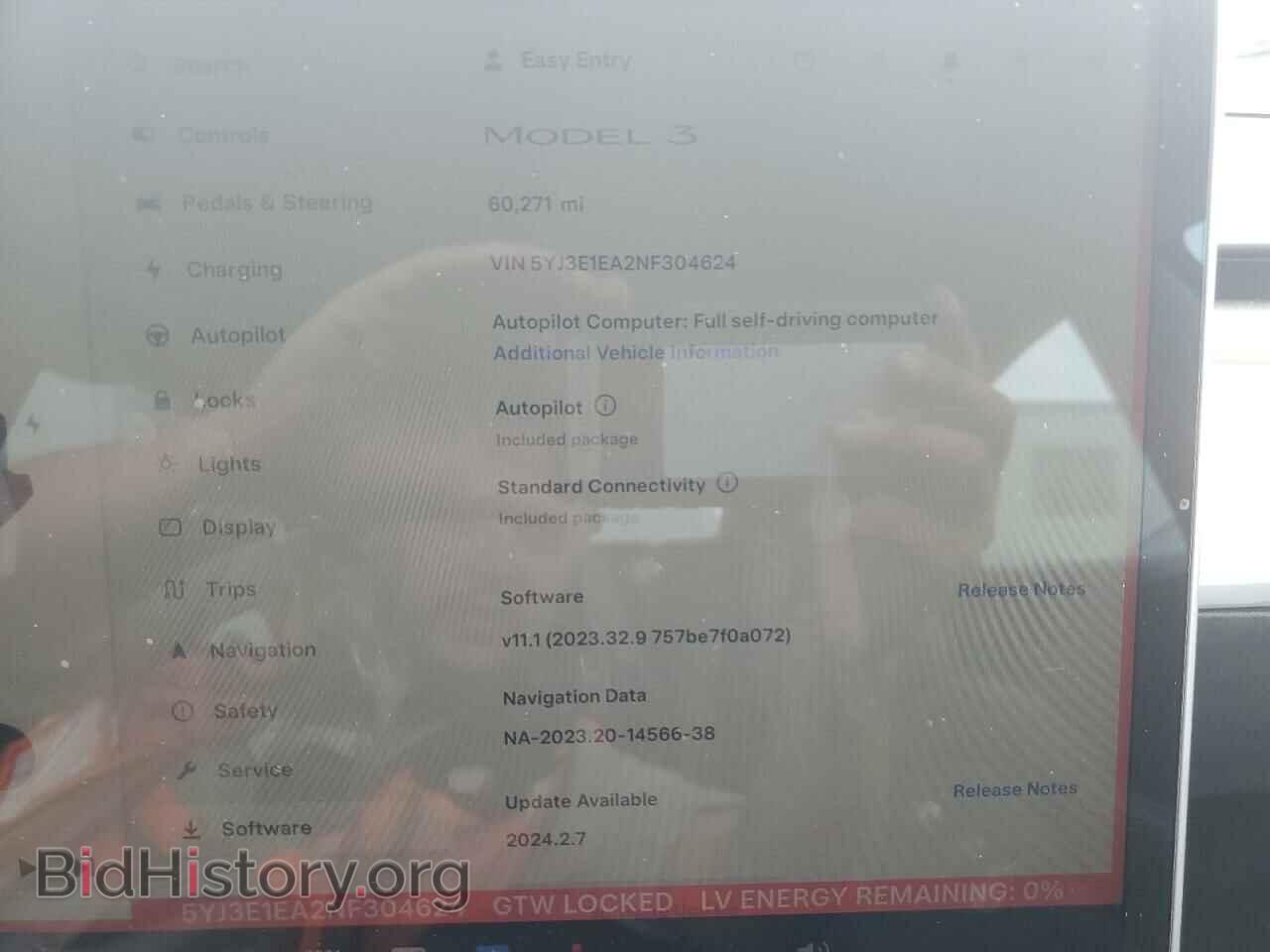 2022 TESLA MODEL 3 - VIN: 5YJ3E1EA2NF304624 - Photo 9