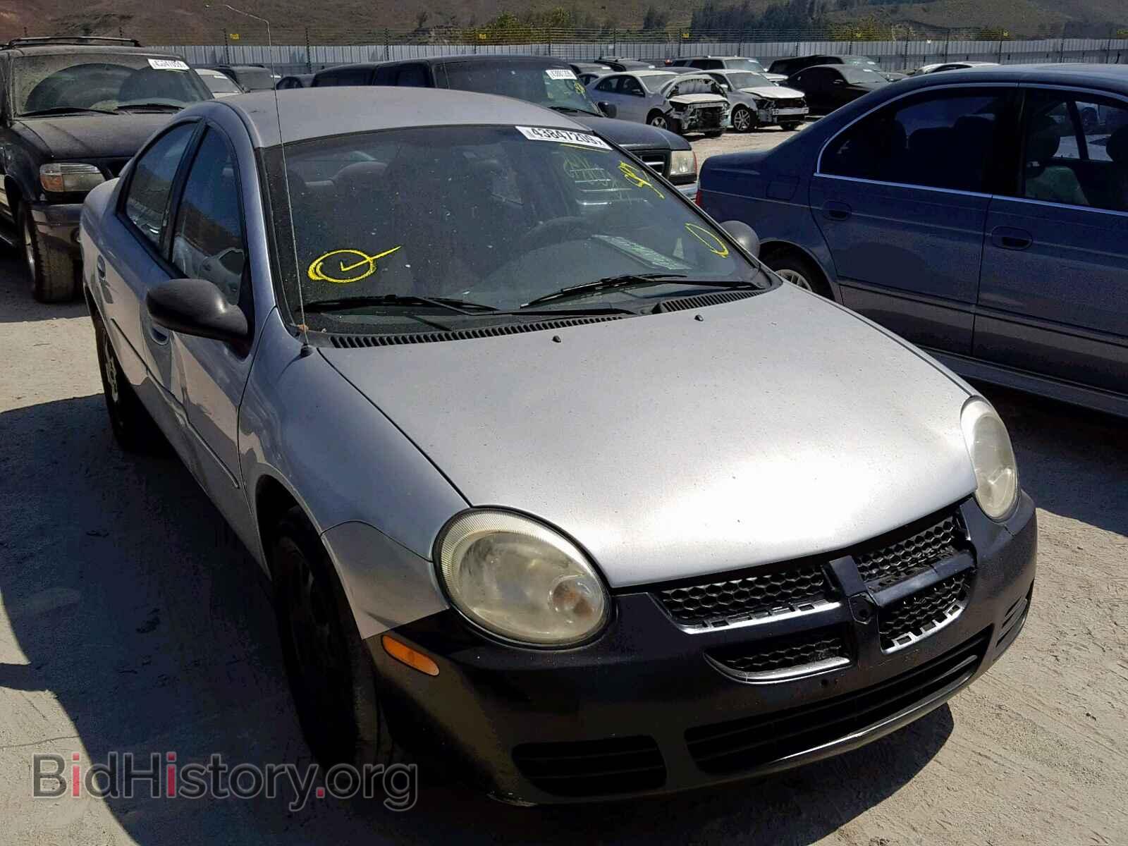 Photo 1B3ES56CX4D613483 - DODGE NEON 2004