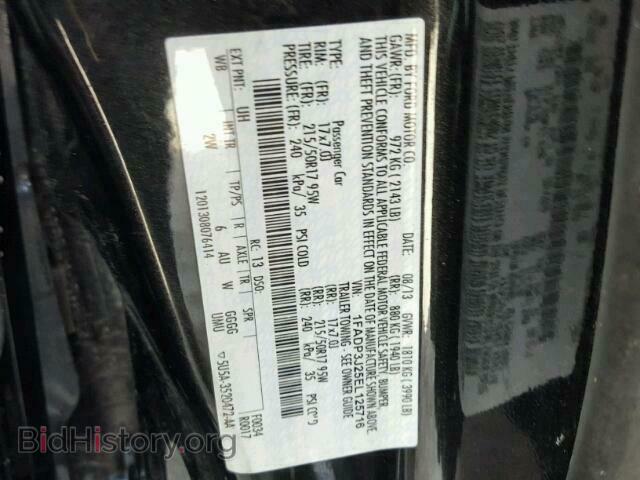2014 FORD FOCUS - VIN: 1FADP3J25EL125716 - Фото 10