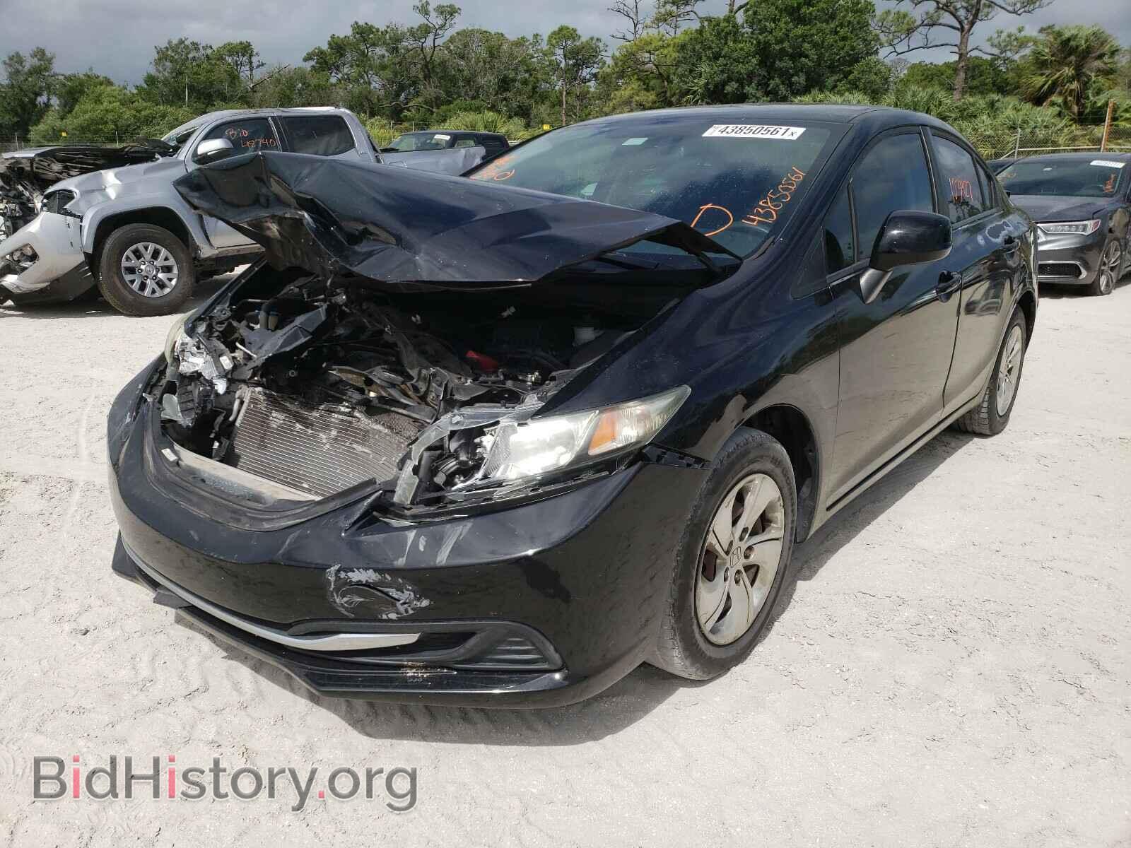2013 HONDA CIVIC - VIN: 2HGFB2F57DH516278 - Фото 2