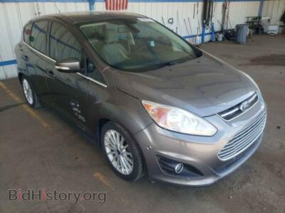 2013 Ford CMAX C-Max Prem, светло-коричневый — VIN 1FADP5CU0DL543741, Copart