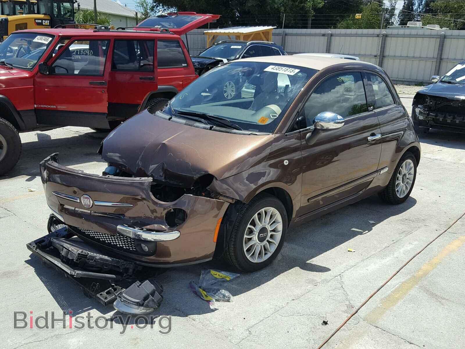 2012 FIAT 500 - VIN: 3C3CFFER0CT223494 - Фото 2
