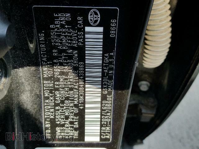 2011 TOYOTA AVALON - VIN: 4T1BK3DB4BU439869 - Фото 10