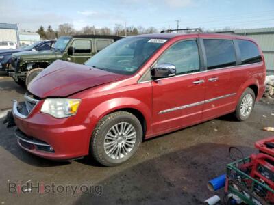 2014 Chrysler MINIVAN Touring L, red — VIN 2C4RC1CG1ER413572, Copart