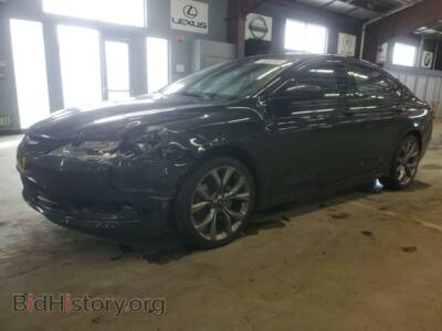 2015 Chrysler 200 S, черный — VIN 1C3CCCDG1FN540437, Copart