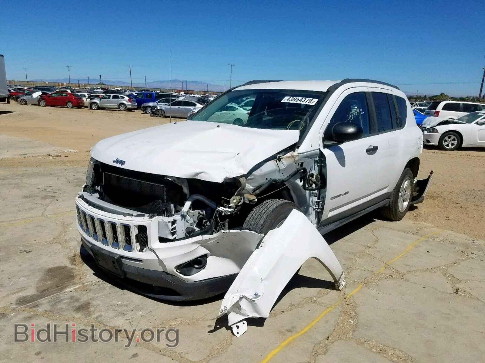 2014 JEEP COMPASS SP - VIN: 1C4NJCBA0ED722742 - Фото 2