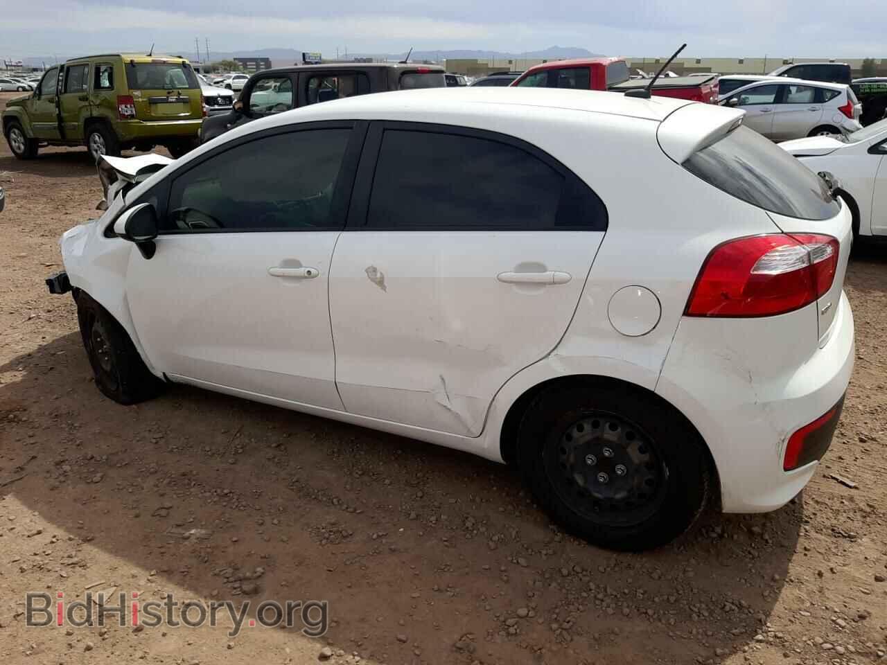 2016 KIA RIO - VIN: KNADM5A34G6600939 - Фото 2