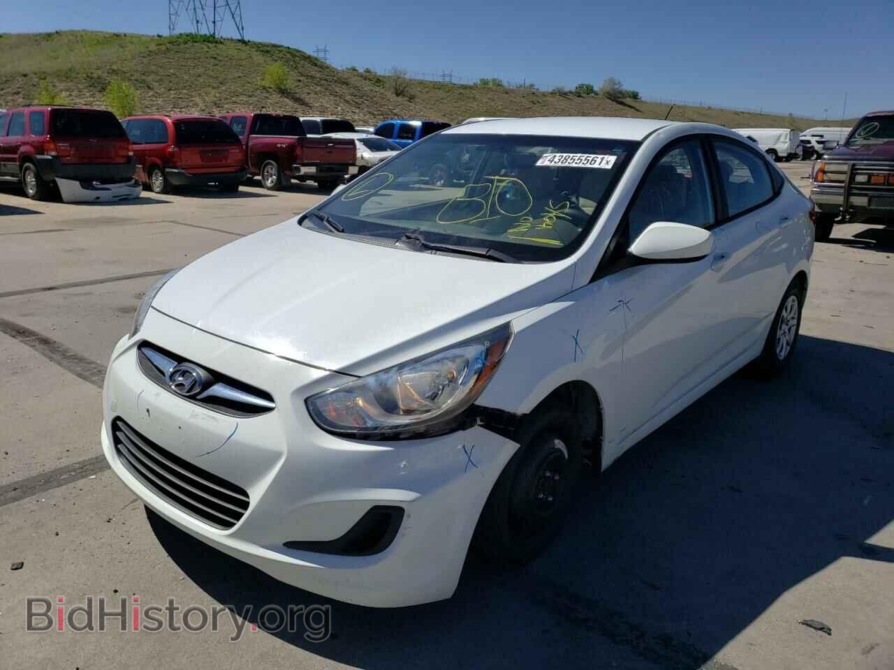 2014 HYUNDAI ACCENT - VIN: KMHCT4AEXEU619951 - Фото 2