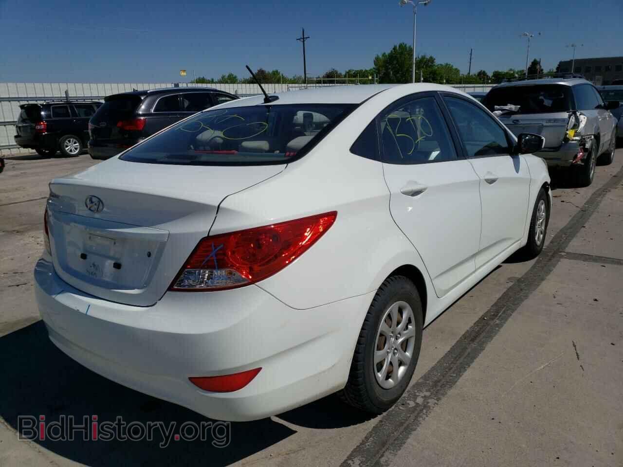 2014 HYUNDAI ACCENT - VIN: KMHCT4AEXEU619951 - Фото 4
