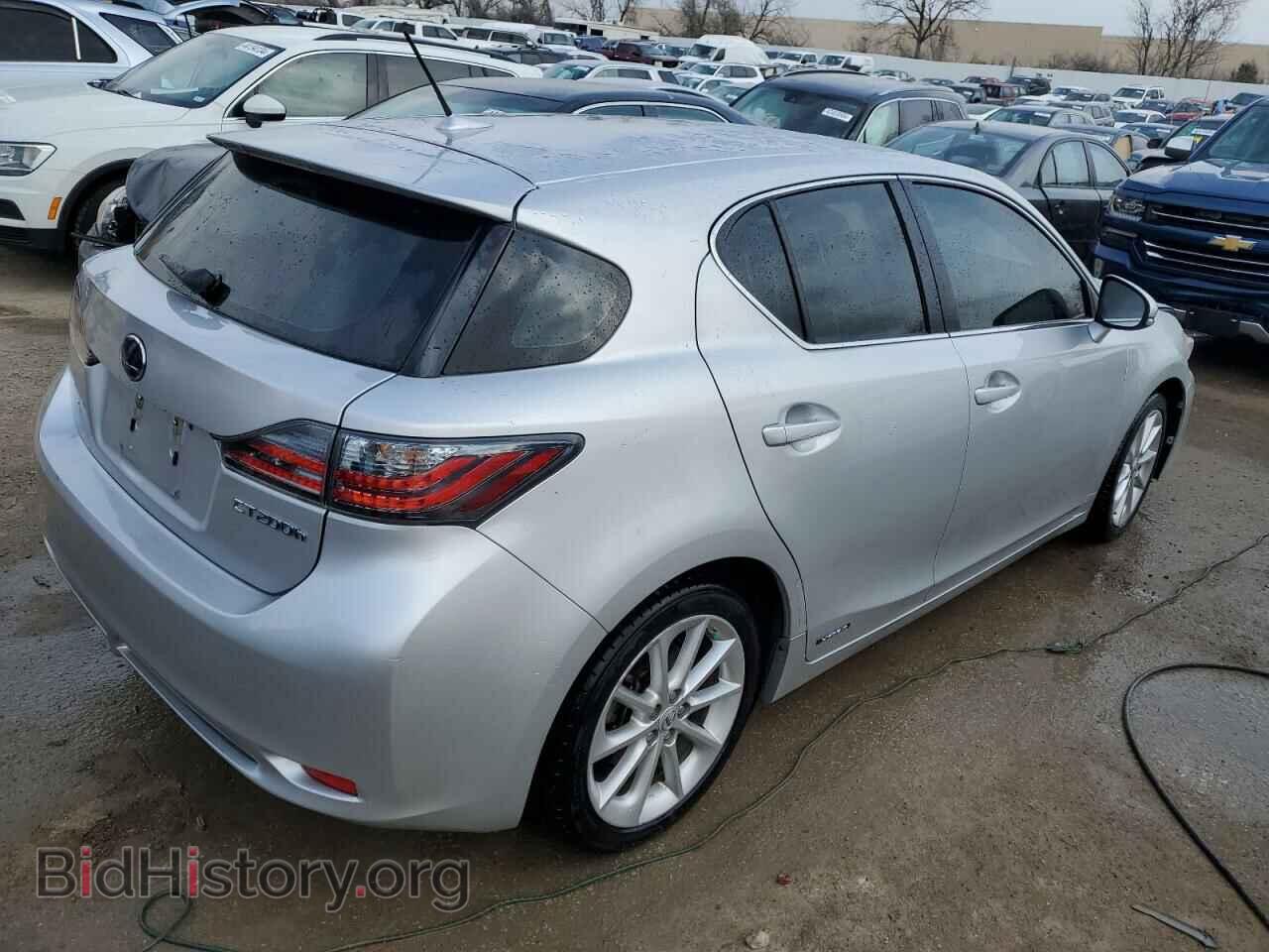 2012 LEXUS CT 200 - VIN: JTHKD5BHXC2075132 - Фото 3