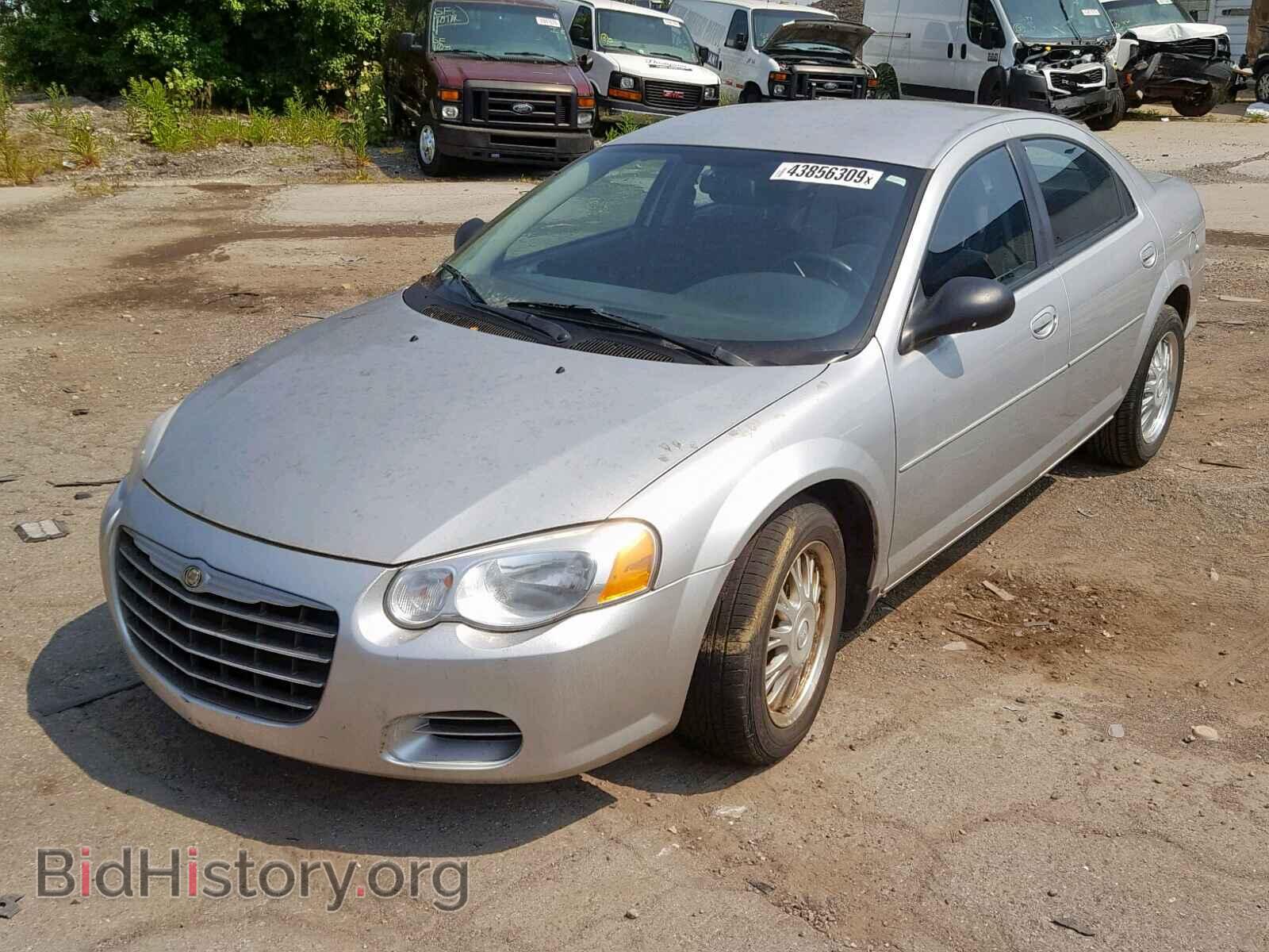 2004 CHRYSLER SEBRING - VIN: 1C3EL46X34N387309 - Фото 2