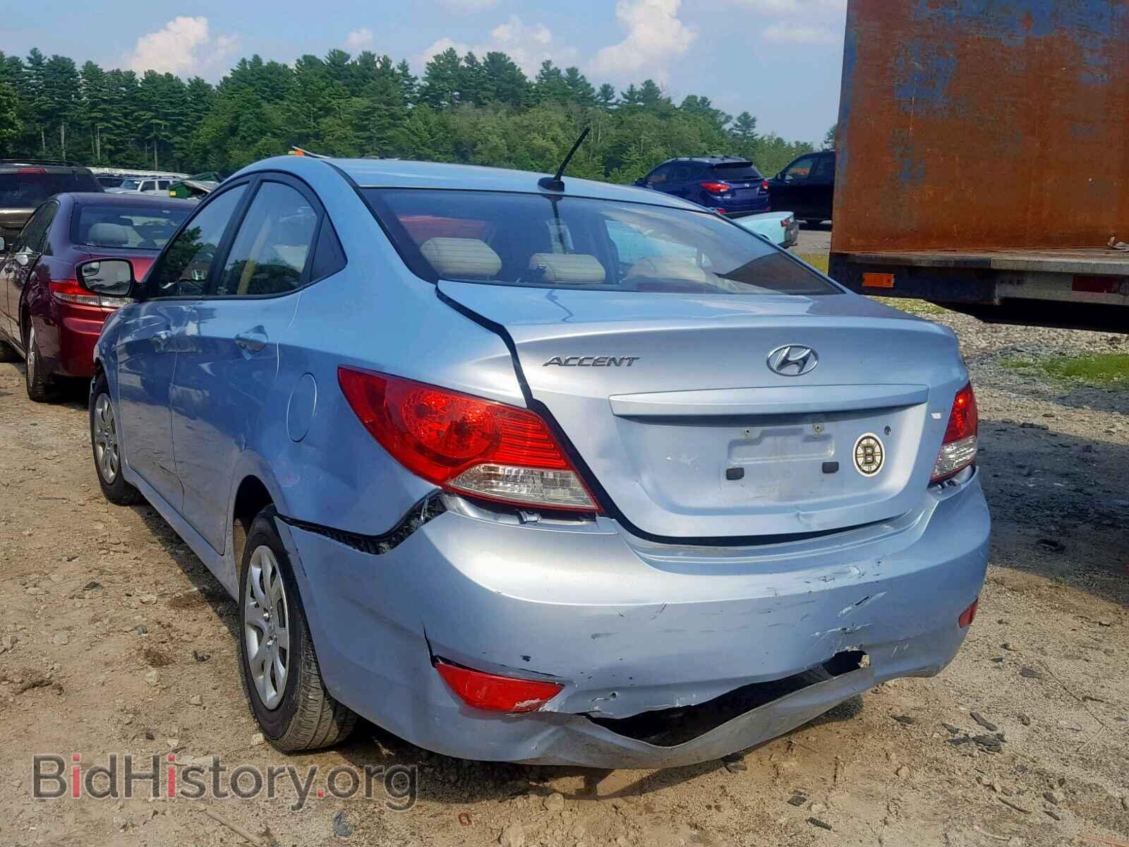 2014 HYUNDAI ACCENT - VIN: KMHCT4AE0EU669600 - Фото 3