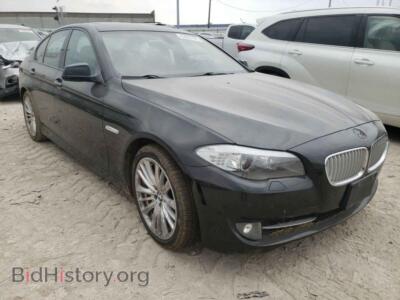 2011 BMW 5 SERIES 550 I, черный — VIN WBAFR9C57BC271289, Copart