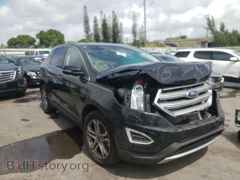 2016 Ford EDGE Edge Titan (VIN 2FMPK3K88GBB12045) — photo 1 of 10, Copart, damage: front end
