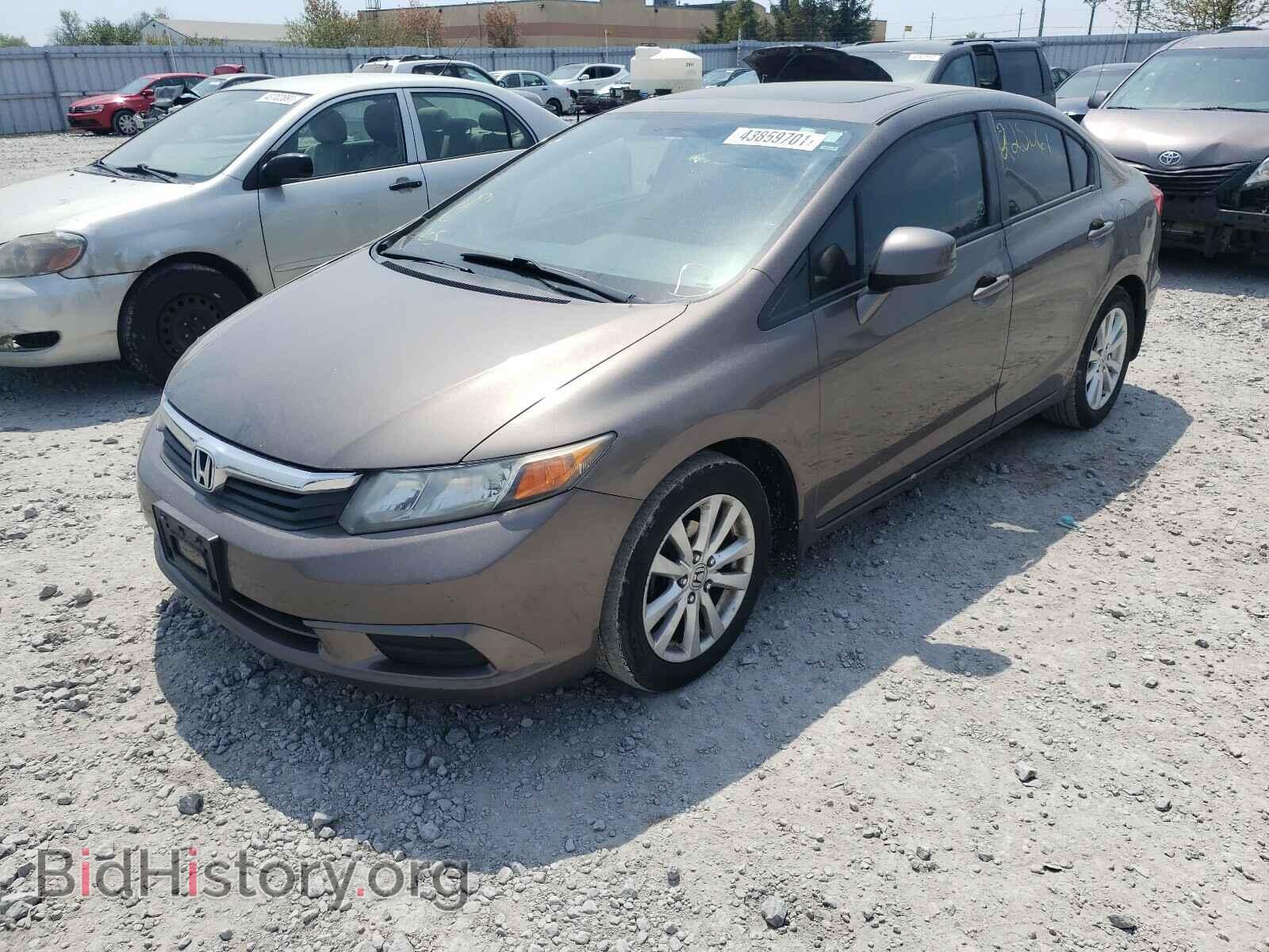 2012 HONDA CIVIC - VIN: 2HGFB2F55CH005571 - Фото 2