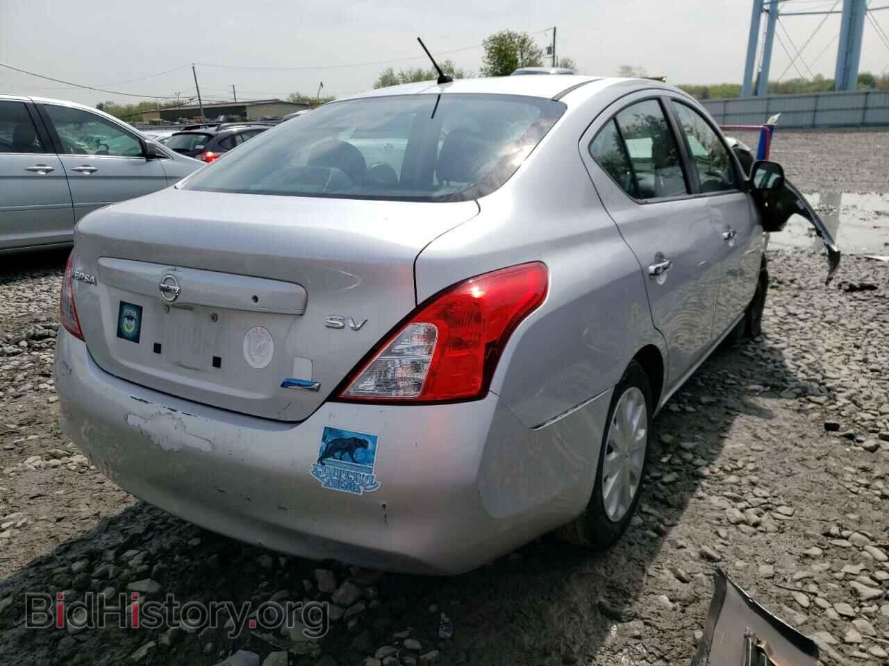 2012 NISSAN VERSA - VIN: 3N1CN7AP2CL848541 - Фото 4