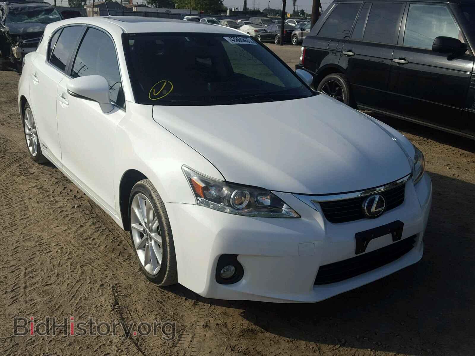 Photo JTHKD5BH0C2120157 - LEXUS CT 200 2012