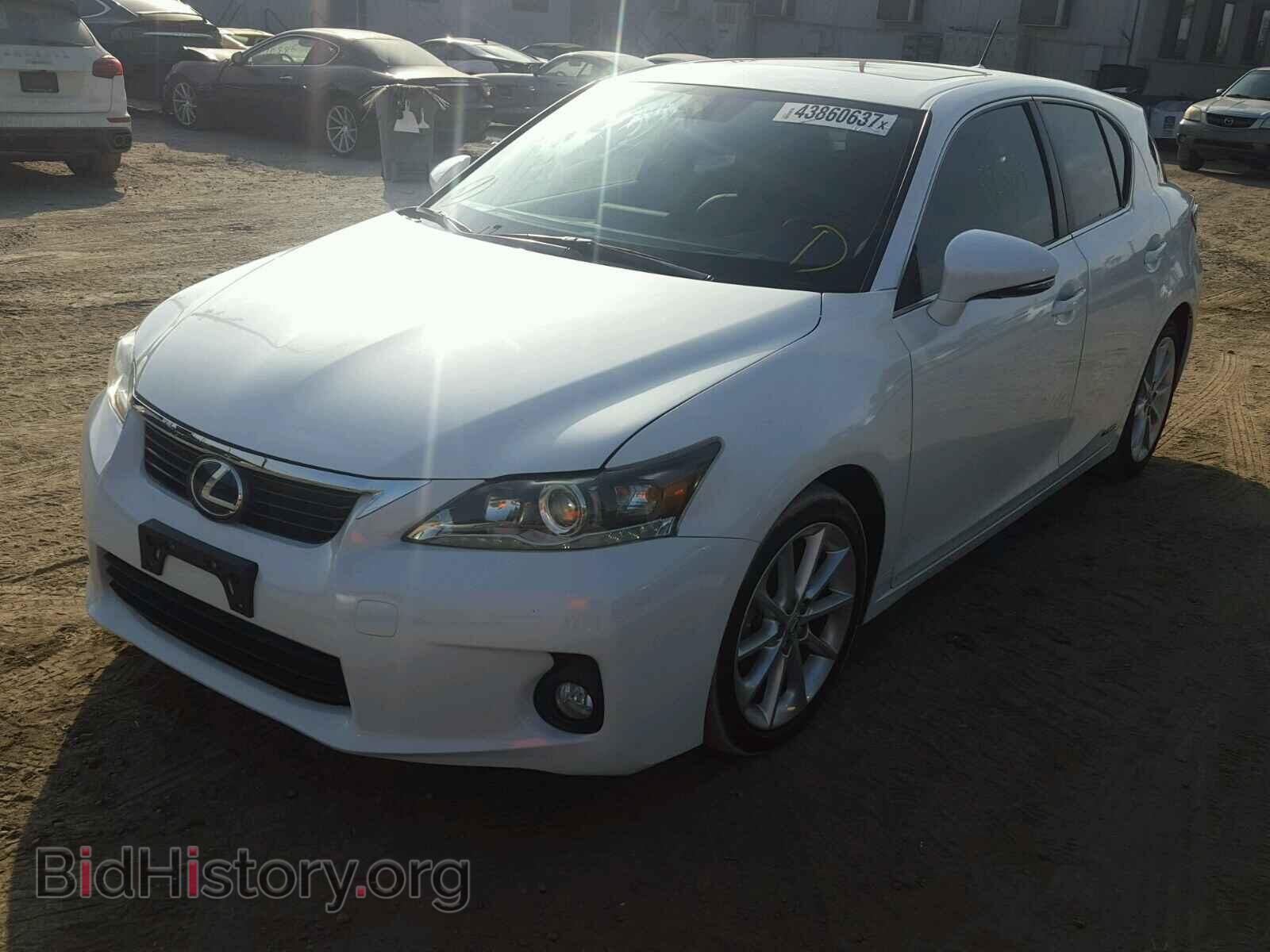 2012 LEXUS CT 200 - VIN: JTHKD5BH0C2120157 - Фото 2