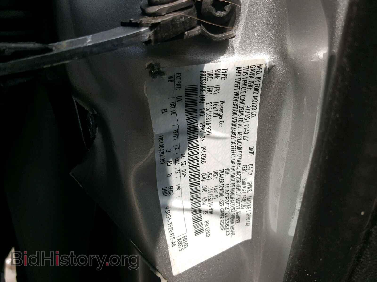 2013 FORD FOCUS - VIN: 1FADP3F27DL338223 - Photo 10